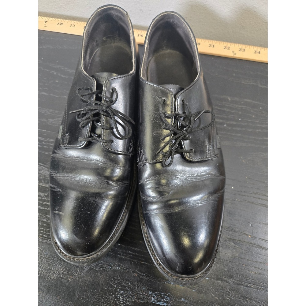 Thorogood Vintage USPS Postal Duty Leather Oxford Uniform Work Shoes Black 10 D